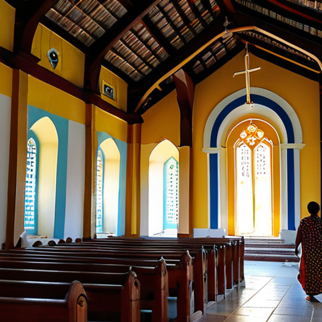동티모르 종교 분포 - Colonial Architecture & Faith**
"A beautifully restored Portuguese colonial-era church in Dili, Eas...